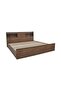 Supreme 200x200 Super King Bed in Light Walnut - Engineered Wood, 2-Year Warranty, Malaysia - 7