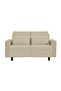 Jocson 2-Seater Fabric Sofa Bed - Beige, Stylish & Durable Solid Wood, 157x88x76cm, 2 Yrs Warranty - 2