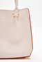 Women's Shoulder Bag with Stitching Detail - 6