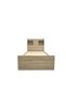 Supreme 90x200 Kids Bed in French Sonoma Oak - Stylish & Durable with Storage - 2-Year Warranty - 3