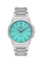 Silver Steel Band Men's Wristwatch Cl127S-10Ss - 5