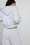 Karmelanj Crop Hooded Zippered Women's Sweatshirt Mg2608 - 2