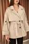 Cashmere Fabric Aller Detailled Apolleted Short Coat - 6