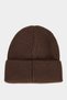 C7149Axbn258 Brown Men's Woven Label Beret - 4