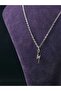 Lightning Figure Steel Necklace Minimal Stylish Suitable for Daily Use Lightning Jewelry Accessory