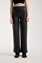 Women's High Waist Wide-Leg Leather Pants - 4