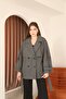 Cashmere Fabric Aller Detailled Apolleted Short Coat - 7