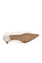 White Thin Short Heeled Women's Evening Dress Shoes 695029 Z - 5