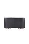 Tokishi Sintered Stone Top Sideboard Buffet Cabinet - 4 Doors, White/Black Veneer, 152x45x78cm - 3
