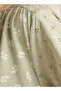 Embroidered Cotton Night Dress with Short Sleeves - 4