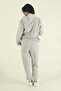Women's Winter Cotton Tracksuit Set Hooded Sweatshirt Jogger-Regular Elastic Leg - 4