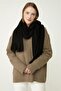 Women's Plush Textured Tassel Winter Shawl Scarf Nbaks048
