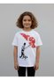 Children's Boys-Girls Ataturk Kocatepe Turkish Flag 100% Cotton Short Sleeve White T-Shirt - 8