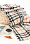 Soft Plaid Premium Winter Scarf - Beige - 4