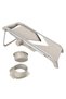 Beige manual chopper, adjustable thickness with stand, - 5