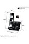 هاتف لاسلكي KX-TGD510UEB - 7