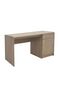 Supreme 1-Door & 1-Drawer Study Desk in French Sonoma Oak - Durable Engineered Wood, 2-Year Warranty - 5