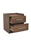 Supreme 2-Drawer Kids Nightstand in Light Walnut - Engineered Wood, 43x40.5x47cm, 2-Year Warranty - 6