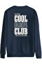 سويت شيرت Cool Grandpa Club مطبوع برقبة دائرية قصة فضفاضة
