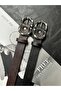 2-Piece Jade Double Ring Patterned Women's Silver Buckle Belt Coat Belt Dress Belt Trouser Belt