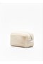 Mini Plush Women's Makeup Bag with Furry Zipper - 4