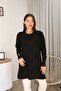 Self-patterned sleeve buttoned tunic