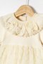 Baby Girl Religious Ceremony Dress with Bandana and Lace ELB1072 - 3