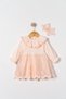 Baby Girl Mevlut Dress with Bandana and Lace, Newborn Hospital Take-Home Outfit, Bridal Evening Dress, Religious Ceremony Dress 72 - 2