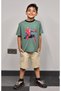 Boys Printed T-shirt Shorts Set - 2