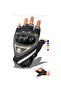 Black Half Gloves Short Tactical Sports Reflective Motorcycle Cycling Gloves