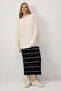 Elastic waist knit skirt - 2