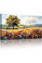 Spring Landscape Wall Art Canvas Print 20x40 Inch