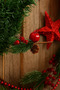 Artificial Flower with Pine Cones, Pomegranates and Kokinias 18 cm – Decorative Arrangement - 4