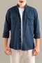 Slim Fit Men's Denim Shirt