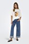Weitem with Denim Bein ONLHOPE High Waist Wide Leg Jeans - 6