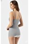 Women's Cotton Thread Strap Lace Detailed Stretchy Tank Top – Soft Casual Underwear - 3
