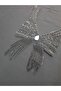 Black Sequin Brocade Guipure Applique Decorative Sewing Accessory Bow Model - 4