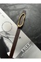Laud Long Wave Patterned Women's Gold Buckle Belt Jacket Belt Dress Belt Trouser Belt - 3