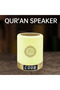 Touch Lamp Azan Clock Quran Speaker With Remote/Bluetooth/Smart Phone Application Control - 2