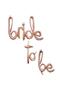 Foil Balloon Bride to Be Handwritten Rose Gold Bride104X41- to 44X17- Be46X18Cm Package - 6