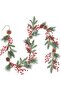 180 cm Berryli Pinecone Christmas Garland – Natural Decorative Ornament for Doors, Walls, and Tabletops - 2
