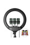 21" LED Soft Ring Light with Remote Control | Brightness & Color Adjustable Tripod Studio Lighting - 3