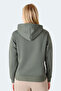 Misty I Women's Hooded Khaki Sweatshirt - 3