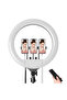 21" LED Soft Ring Light with Remote Control | Brightness & Color Adjustable Tripod Studio Lighting - 2