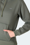 Misty I Women's Hooded Khaki Sweatshirt - 6