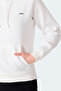 Misty I Women's Hooded Ecru Sweatshirt - 4