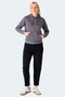Misty I Women's Hooded Gray Sweatshirt - 7