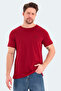 Rosalva Men's Burgundy T-Shirt - 4