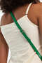 Small Size Embroidery Detailed Crossbody Cross Strap Women's Shoulder Bag Grass - 7
