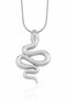 Stylish Snake Figured Stainless Steel Chain Necklace